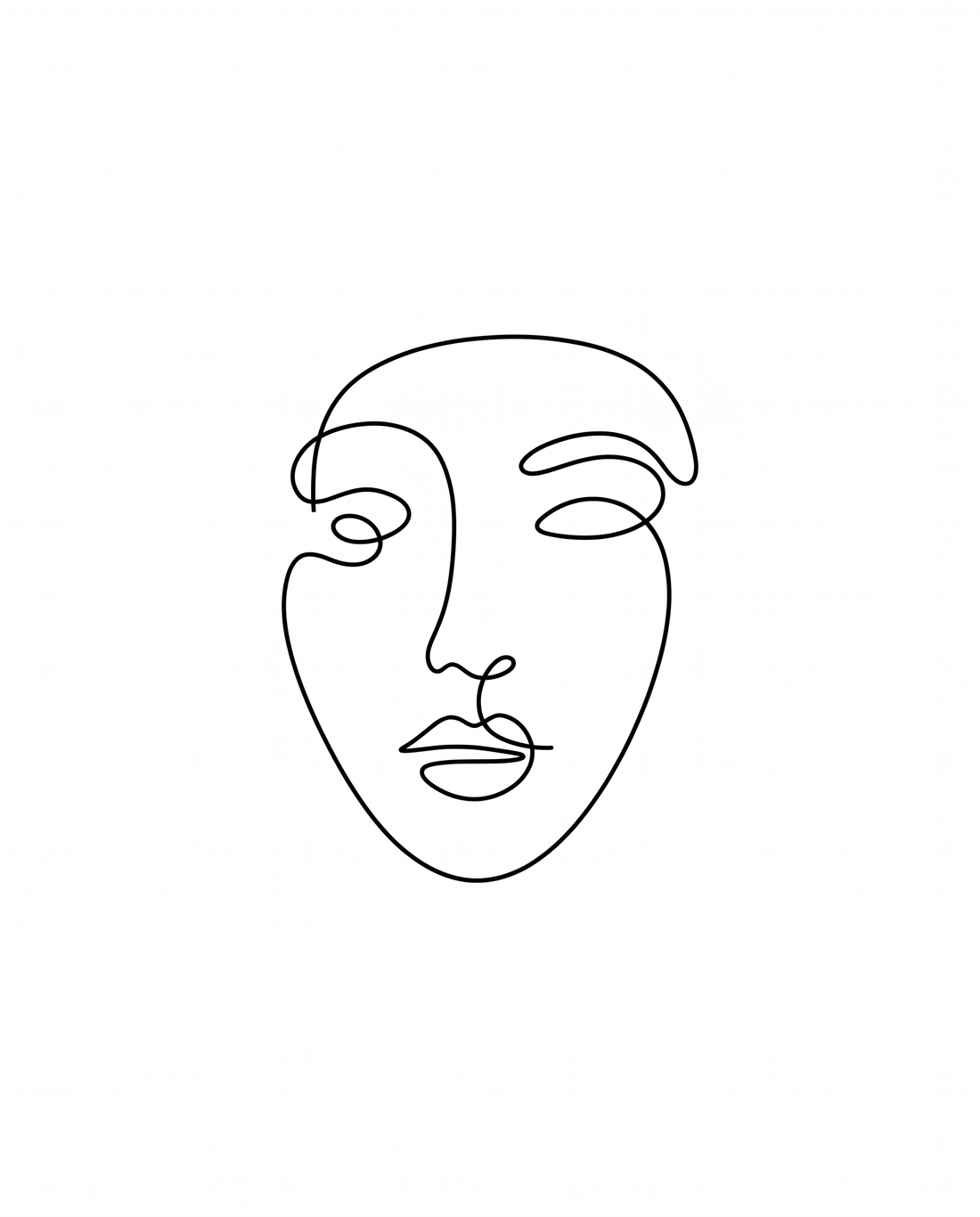 Monochrome Line Art Gallery Set — Stretched Canvas Set of 3 | Printable Wall Art | Digital Download Available