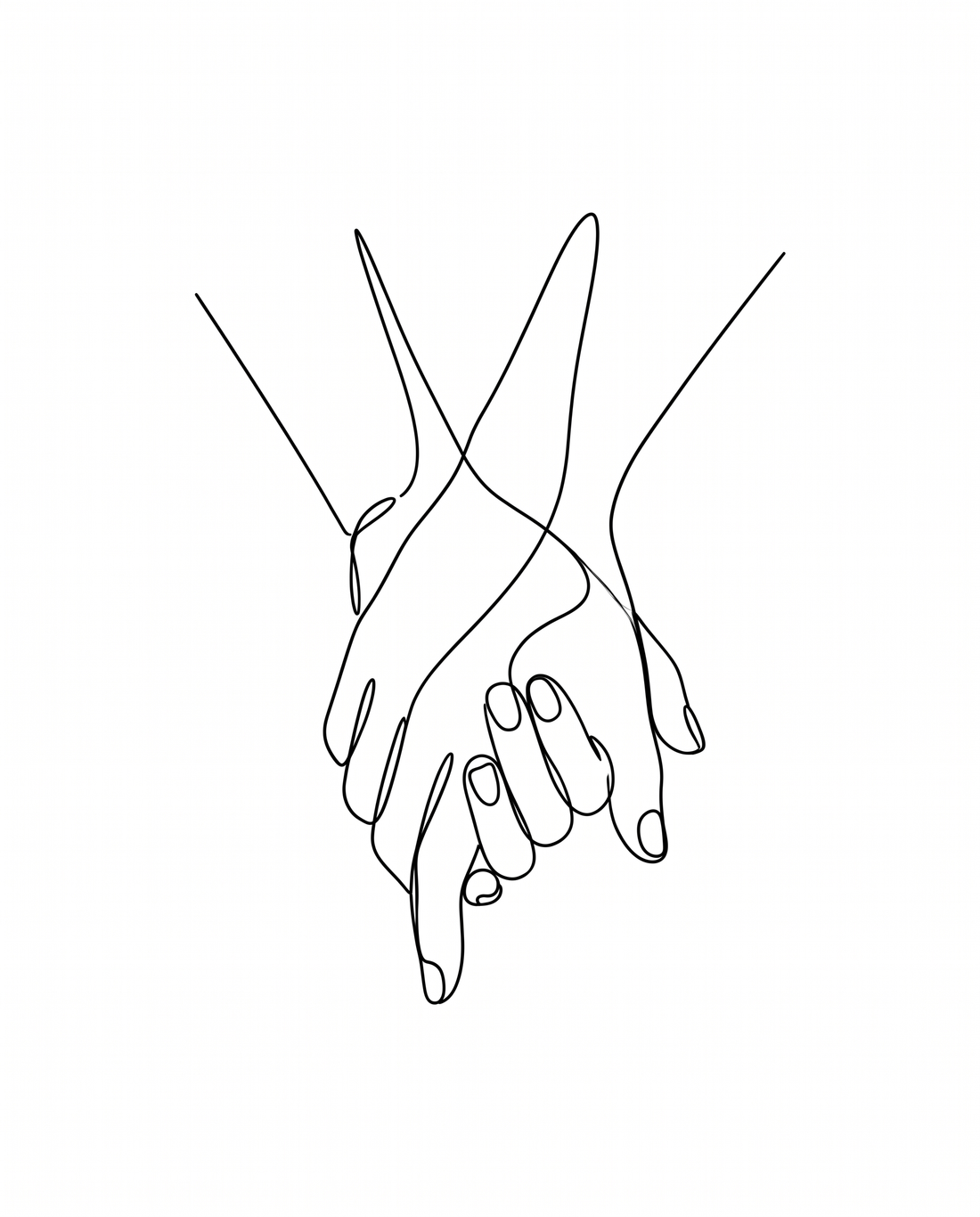 Monochrome Line Art Gallery Set — Stretched Canvas Set of 3 | Printable Wall Art | Digital Download Available