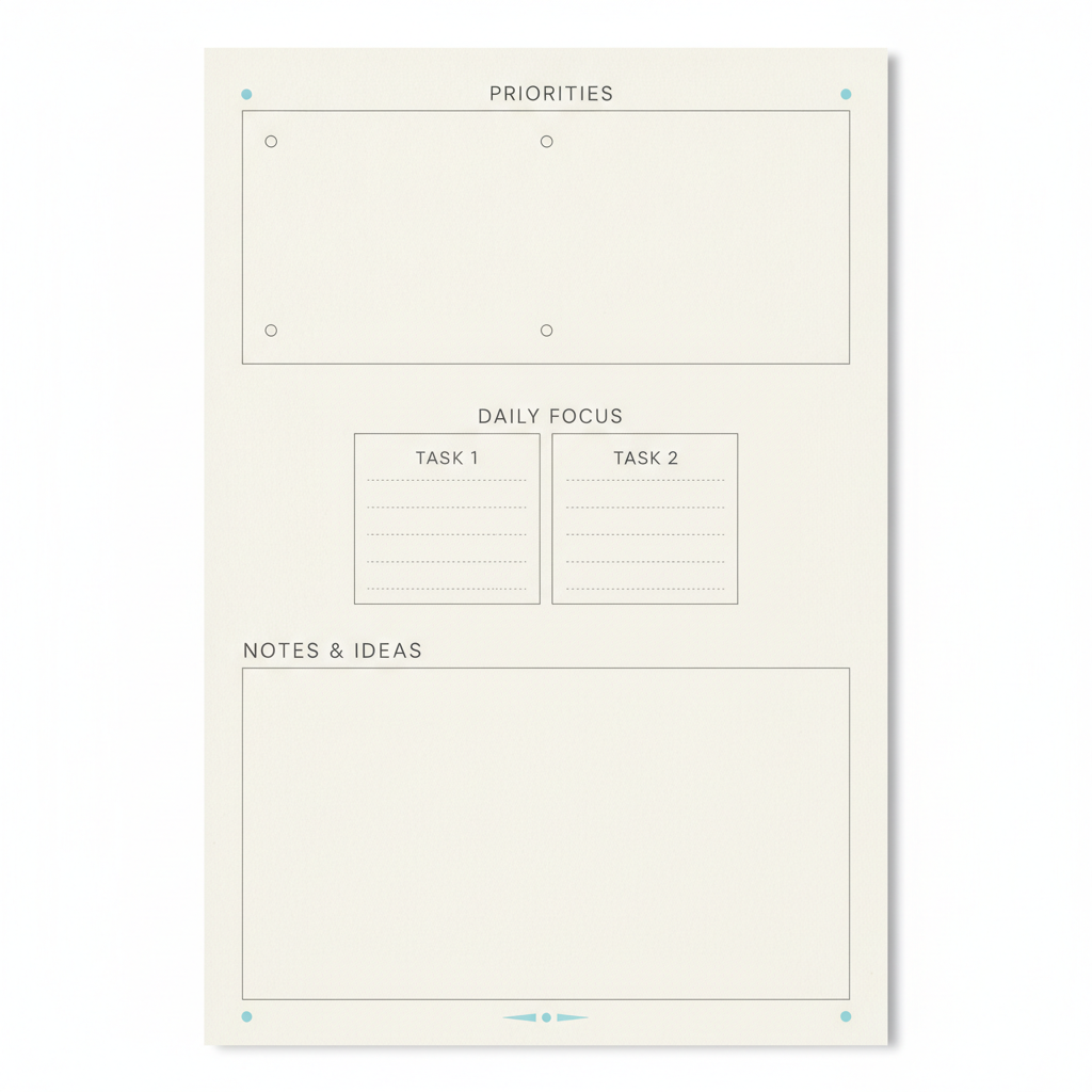 ADHD Daily Planner & Executive Function Workbook Bundle — Printable Digital Download