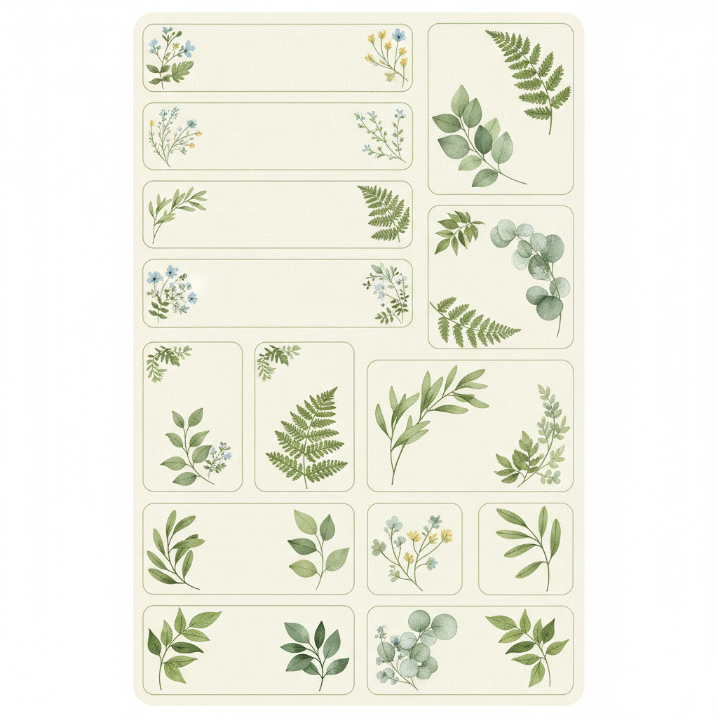 Printable Classroom Decor Bundle — Botanical Teacher Wall Art, Labels & Bulletin Board Kit (Instant Download)