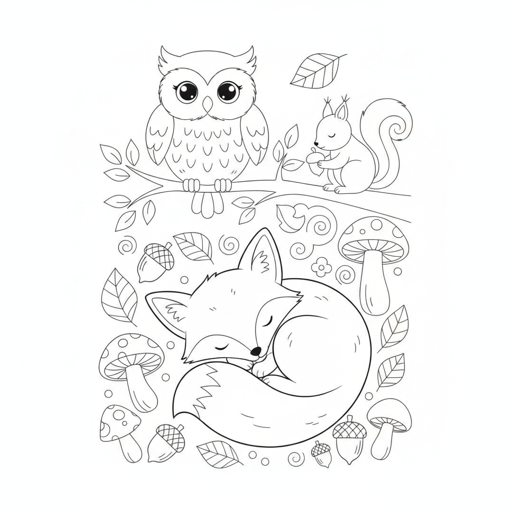 Massive Digital Coloring Book Bundle | 500+ Pages Cute Animals, Nature & Grayscale Adult Coloring | Printable PDF