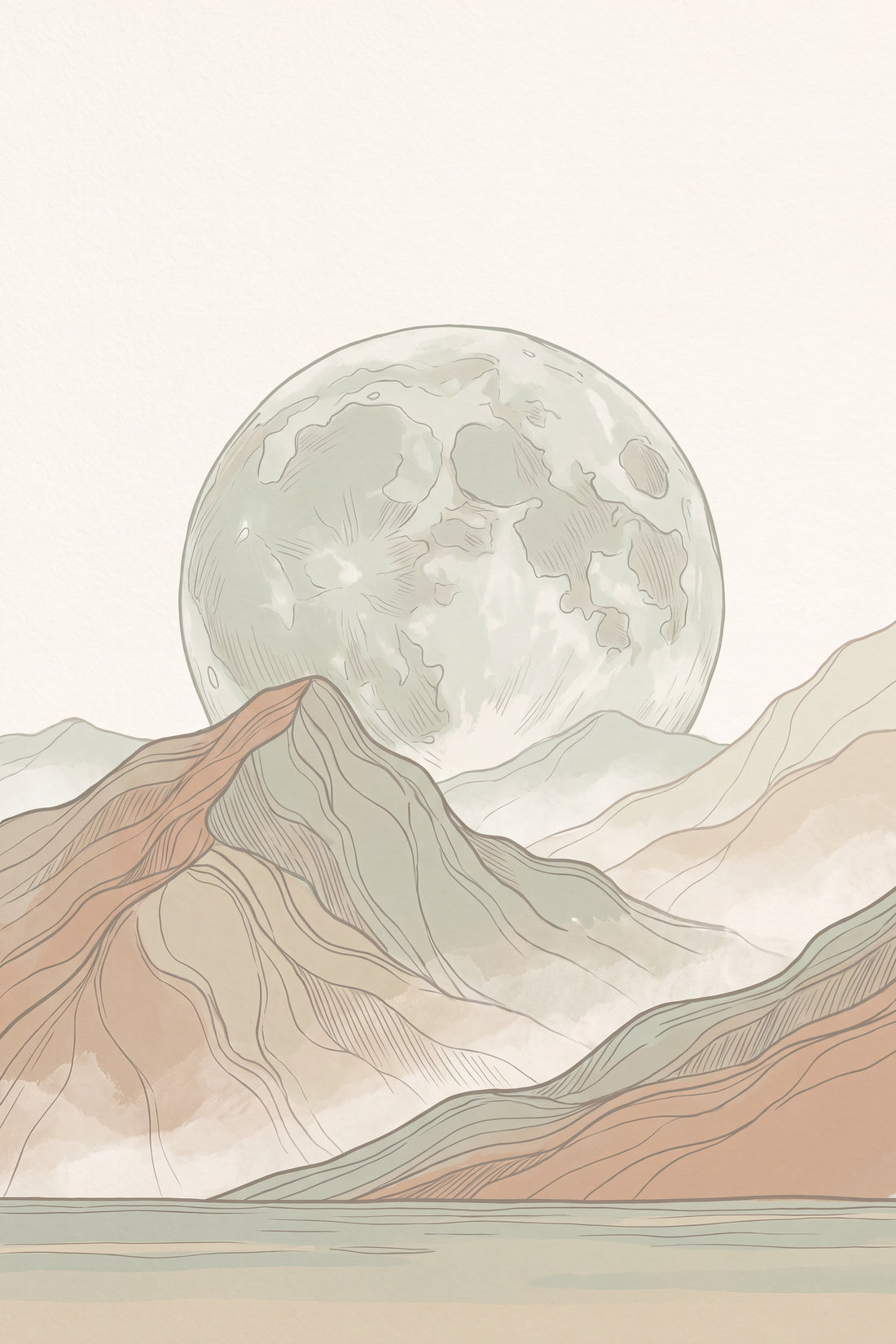 flat-art view