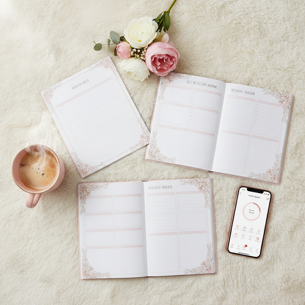 It Girl Aesthetic Lifestyle Planner | Glow-Up Goal Setter, Self-Reflection Journal & Wellness Tracker | Printable PDF