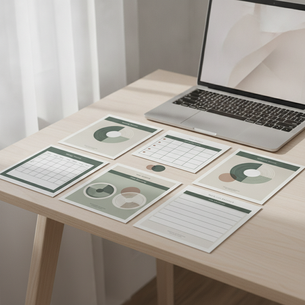 Work-From-Home Productivity Planner — Printable Zoom Meeting Tracker, Time Blocking & Work-Life Balance Kit